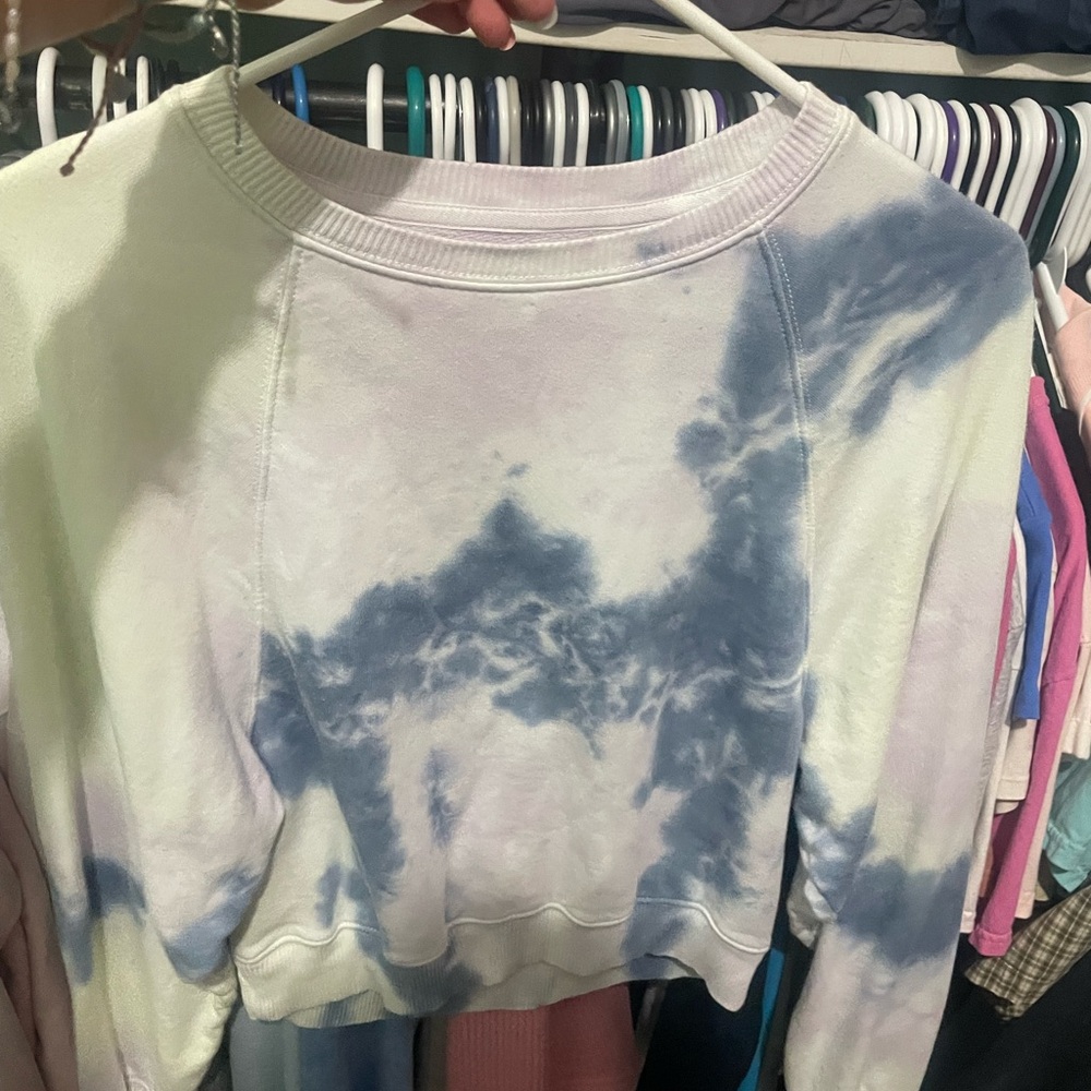 American eagle Tie-Dye Cropped Sweatshirt